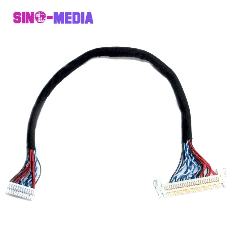 Sino-Media starconn 093f30-b0b01a lvds cable for50 pin lvds cable assembly