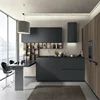 Chipboard Melamine Faced Modular Kitchen Cabinets Modern Designs from China