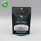 Moisture proof mylar ziplock pouch foil canibisseed packaging bag with window