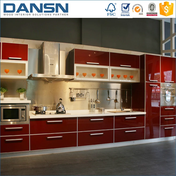 Modular American color Option DTC/HETTICH/BLUM Lacquer Paint kitchen cabinets china