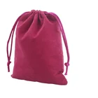 Popular Pretty Small Velvet Jewelry Drawstring Bags/Jewelry Velvet Pouches