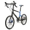 easy riding mini bike 8.6kg 451# oil disc 16 speed road bike carbon with 42CM carbon road bicycle frame
