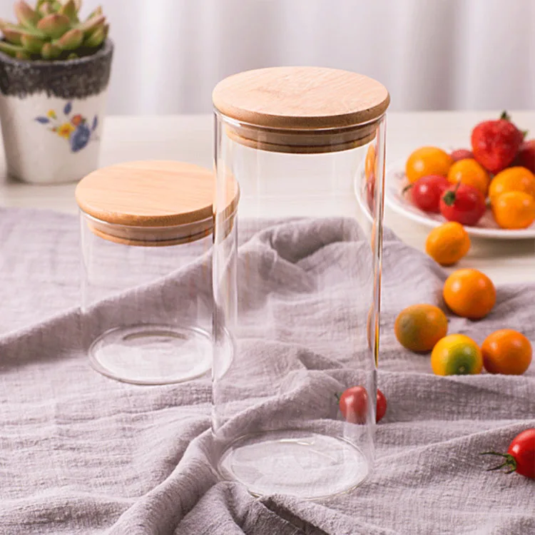 high borosilicate glass spaghetti jar glass jars containers for storage with bamboo wood lid, Any color
high borosilicate glass spaghetti jar glass jars containers for storage with bamboo wood lid, Any color