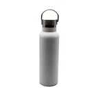 custom color and logo double wall stainless steel water bottle 750ml