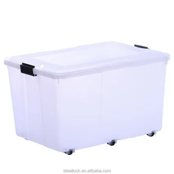 plastic box with wheels