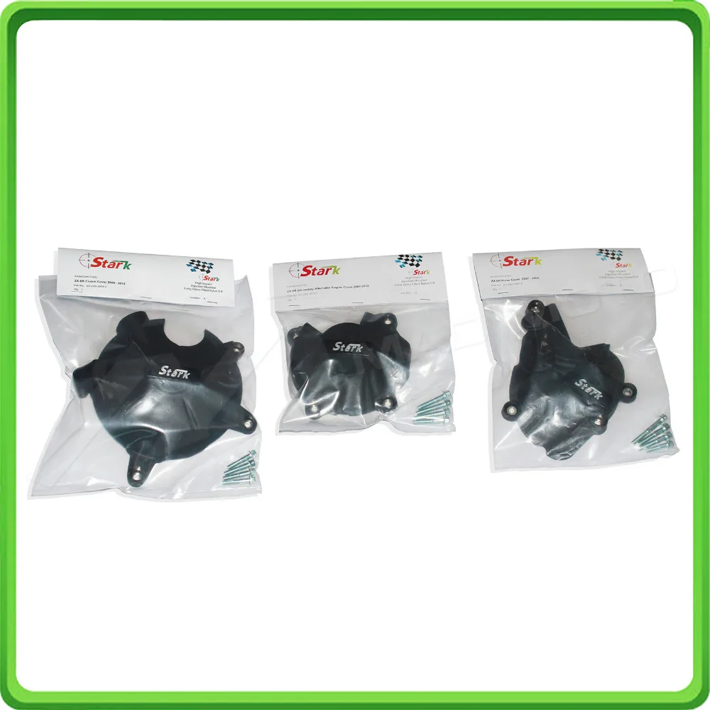 Racing Engine Cover Set Protection Guard For Kawasaki ninja ZX-6R ZX6R ZX636 2009 2010 2011 2012 2013 2014 2015 2016 (5)