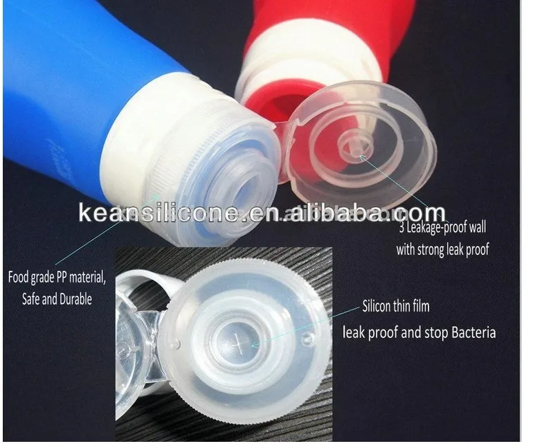 BPA Free Silicone Refillable Squeeze Tubes Wholesale, View Refillable