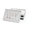 Wholesale Customized Jewelry Storage Tray Leather Velvet Earring Jewelry Display Tray