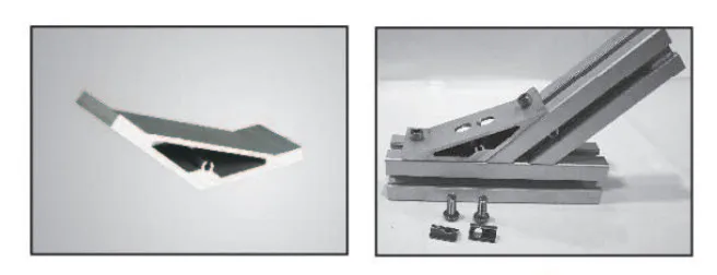 MV-L7070-50 Aluminium 6063 t5 135 degree profile corner piece
