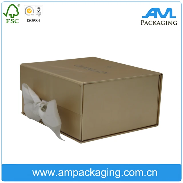 china gift box with satin ribbon