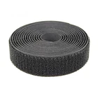 Eco-friendly Elastic Loop Tape Soft Nylon Elastic Adjustable Unapped Hook and Loop Fastener Tape Unbrushed Loop Band