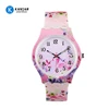 Wholesale custom jelly cartoon silicone watches girl