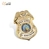 Dongguan Factory Cheap Custom Metal Firefighter Badges Deputy Sheriff Badges Security badge
