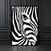Realism Black&White Animal Art Giraffe Zebra Animal Picture Nursery Home Decorative Painting