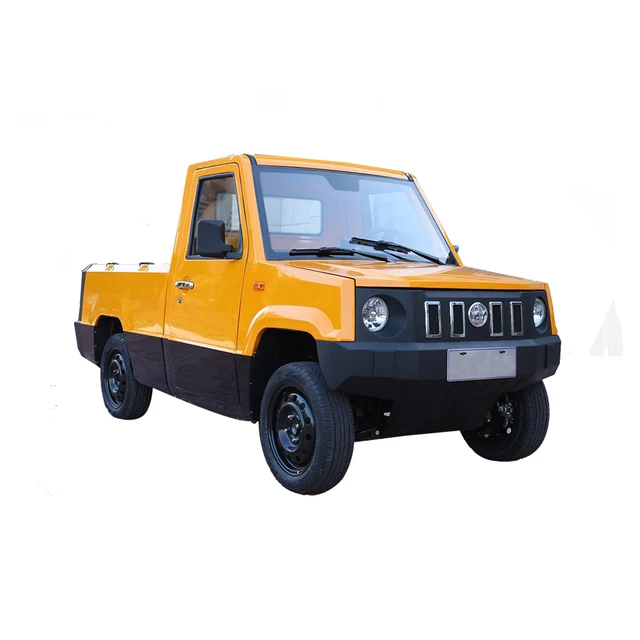 Chinese electric pickup four wheel mini 2 seat electric car for sale