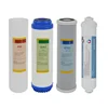Water Purifier Replacement Filter Set 4 stage Filters 10" PP GAC CTO and T33 Inline Carbon Filter - 4 PACK