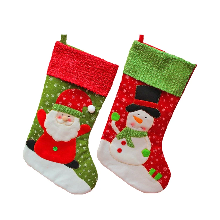 factory price kid decoration custom boys christmas socks
