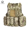 High Quality CP Multicam Camouflage Army Military Tactical Vest With Molle System