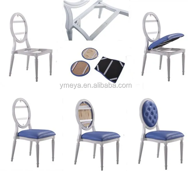 スタッカブルホテル家具卸売ゴーストアルミ椅子白ルイ宴会椅子イベント椅子用イベント仕入れ・メーカー・工場