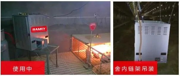 Goldenest cheap hanging Electric heater natural gas heater for poultry house JCZY12-H01