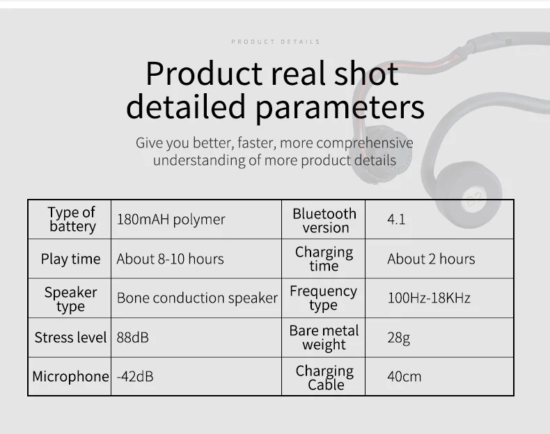 hot sale bone conduction hearing aid wireless bone earphone technology inventions 2019 bluetooth bond conduction headset - ANKUX.COM