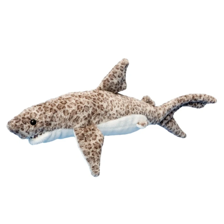 personal customed spots printing leopard shark plush toy