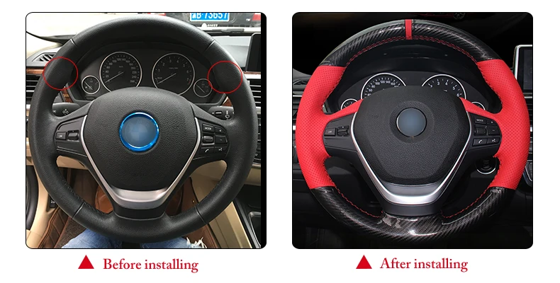 for BMW 328i steering wheel cover