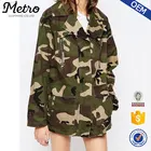 Jacket in Camo Print Latest design army printed 2016 new arrival
