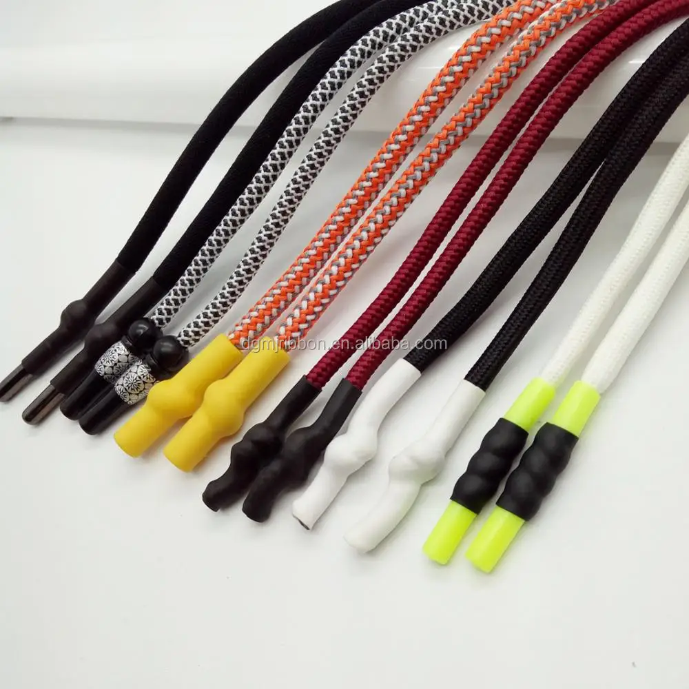4mm Polyester Drawstring Cord With Heat Shrink Tubing End Buy