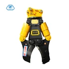 360 rotation Heavy Type Hydraulic Rotating Scrap Steel Metal Cutting Shear For Excavator