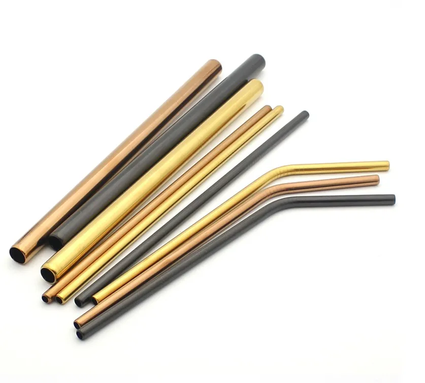Stainless Steel Gold Plated Reusable Drinking Straws, LFGB Passed Gold Metal Straws, Gold/rose gold
Stainless Steel Gold Plated Reusable Drinking Straws, LFGB Passed Gold Metal Straws, Gold/rose gold