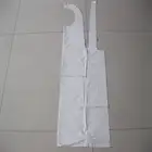 Low price Disposable white PE apron for kitchen