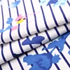 Custom wholesale stripe digital printing jersey cotton fabric baby print spandex