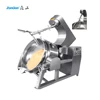 Save labor hydraulic arm turning pot used in meat processing lotus seed paste process