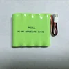 Nimh rechargeable battery pack aaa 950mah 6v battery with cable and connector