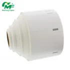 Eco 4x6 printable self adhesive thermal adhesive sticker paper shipping label roll