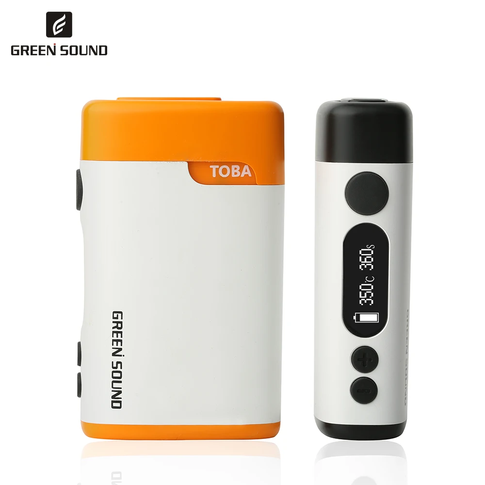 New Product Green Sound Tech 1500mah battery capacity Toba 2.0 Heat Not Burn Device, Black blue orange
New Product Green Sound Tech 1500mah battery capacity Toba 2.0 Heat Not Burn Device, Black blue orange