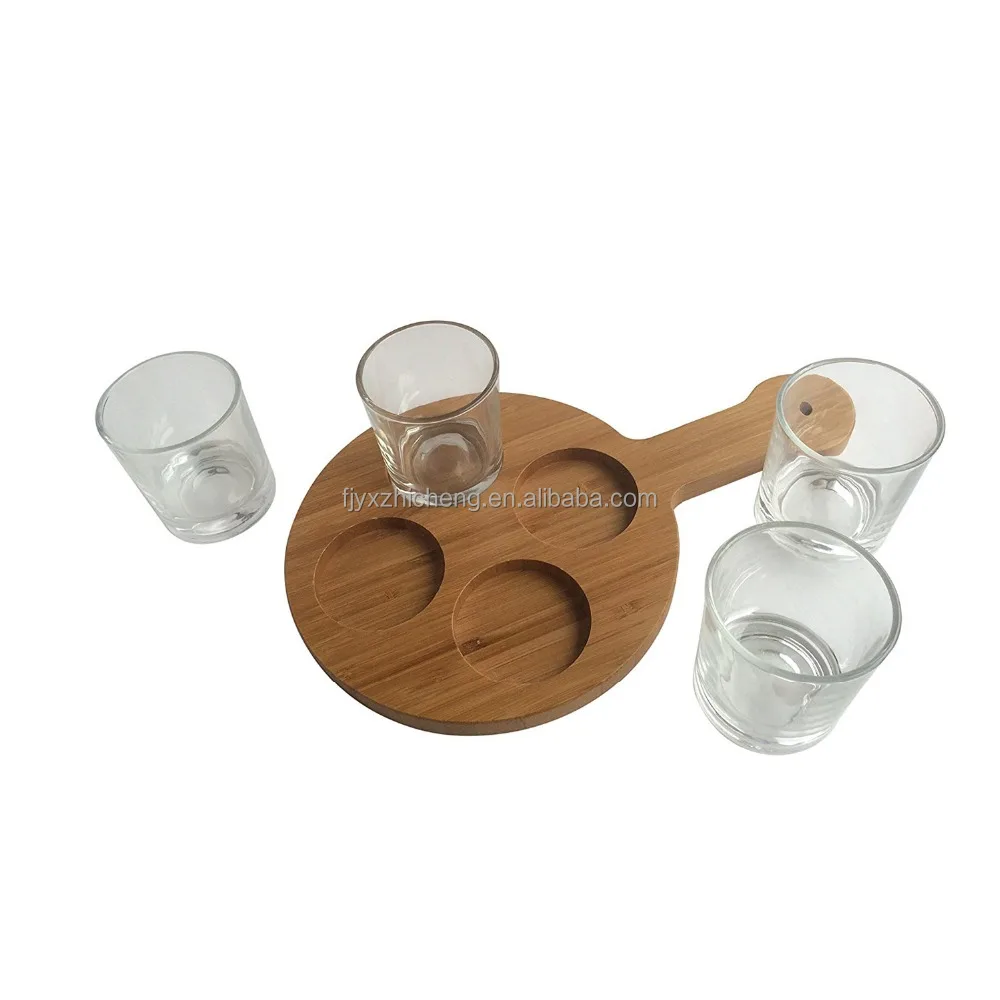 beer glasses bamboo