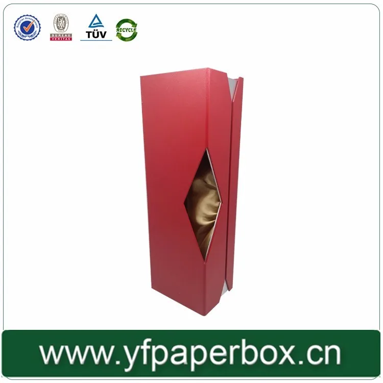 cardboard custom shape paper wine glass gift box packaging boxes
