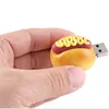 2017 Customized Logo Memory Stick Pretty Hamburger USB Data Storage USB 1gb 2gb 4gb 8gb for Fast Foods