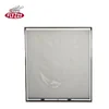 Invisible roller up screen window with fiberglass mesh