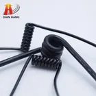 Customized cable PUR insulated flexible wire telephone spiral cable