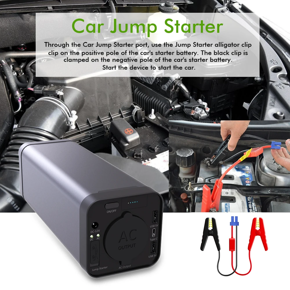 New Product Power Bank High Capacity Battery Pack Car Jump Starter with QC3.0 Fast Charge - ANKUX.COM