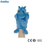 customized soft stuffed animal hand puppet plush dragon hand puppet toy
