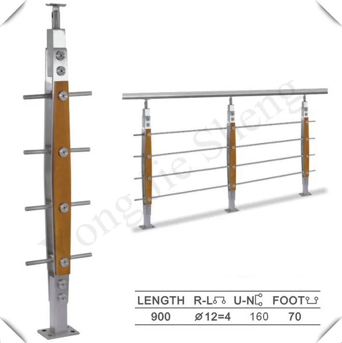27 Stainless Steel Balcony Wood Railing Designs