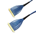 Custom 20 24 30P 40 41 60 Pin Connector I Pex Molex Tiny Lvds Cable Assembly For Lcd Display Monitor Panel