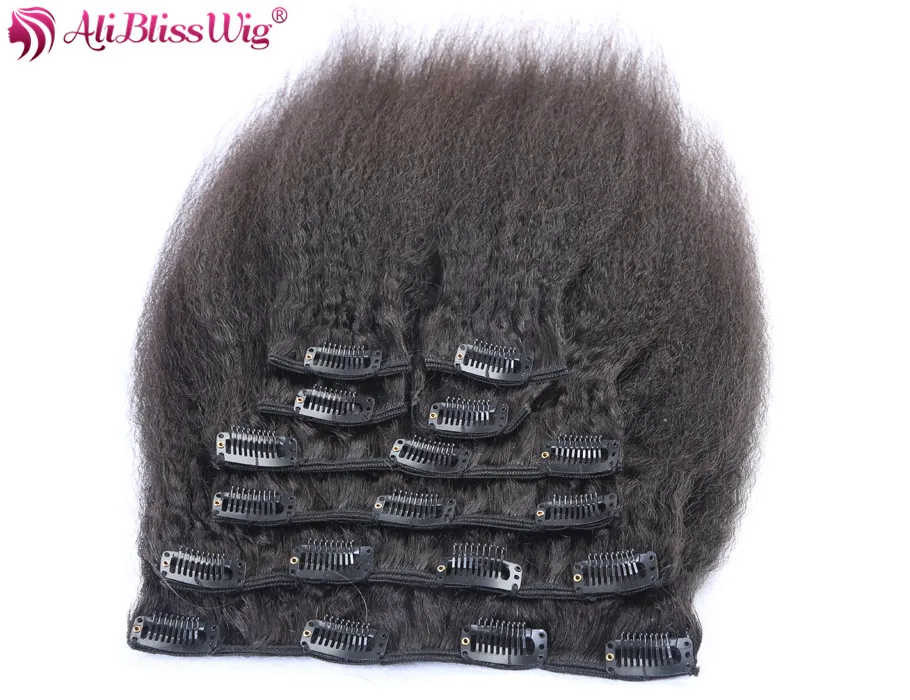 Free Shipping Natural Color Brazilian Remy 8 Pcs/set Kinky Straight Clip In Human Hair Extensions For Black Women
Free Shipping Natural Color Brazilian Remy 8 Pcs/set Kinky Straight Clip In Human Hair Extensions For Black Women