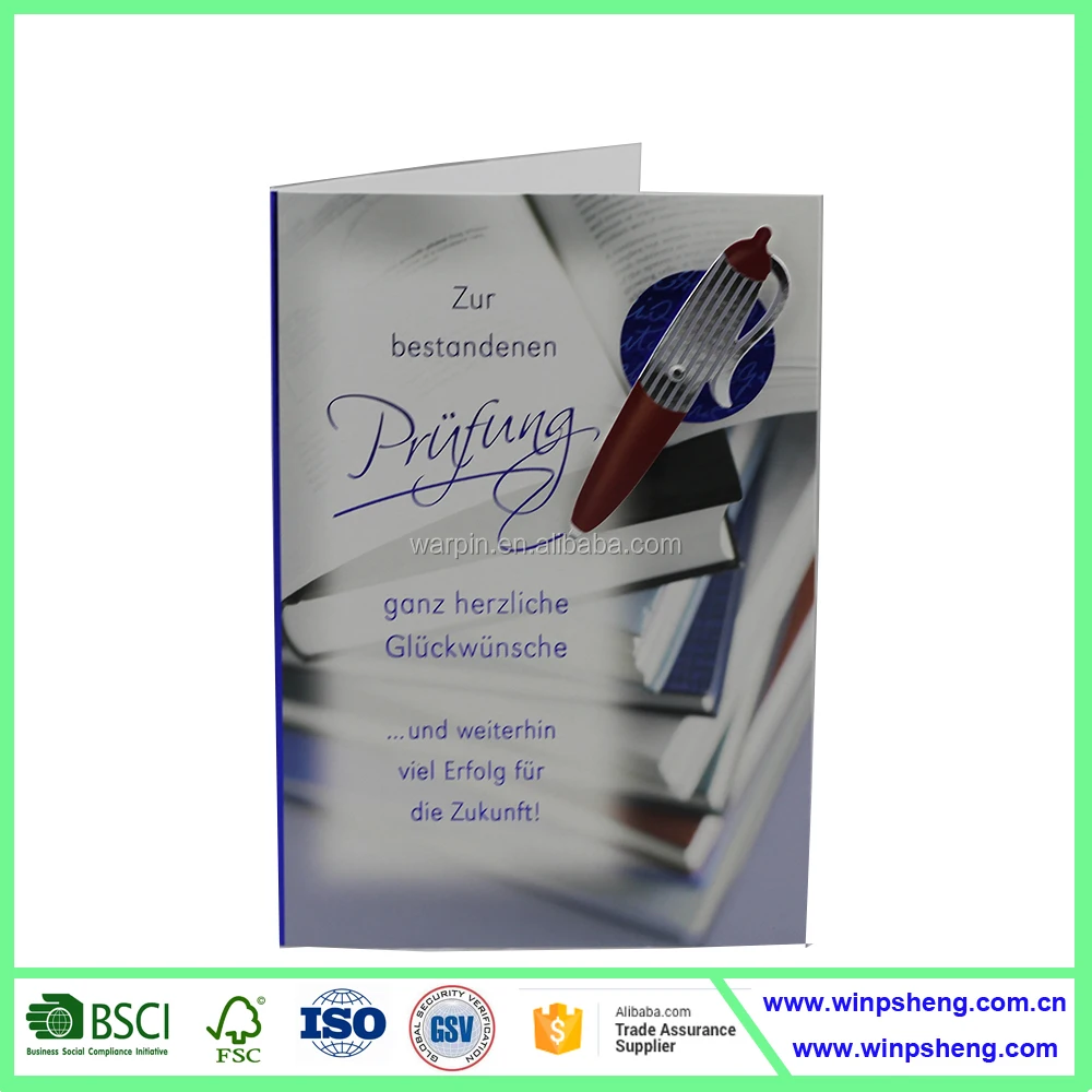 2018 new die cutting greeting cards/trading card printing