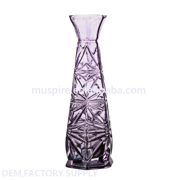 China supplier professional flower shaped mini glass vase