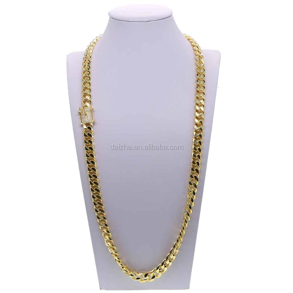 fashion micro pave cubic zirconia men jewelry cuban link chain 18k yellow gold 12mm wide men's hip hop necklace
fashion micro pave cubic zirconia men jewelry cuban link chain 18k yellow gold 12mm wide men's hip hop necklace